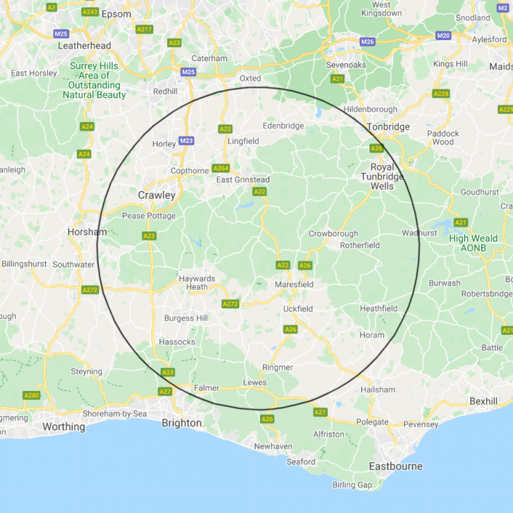 Map of Collection Area